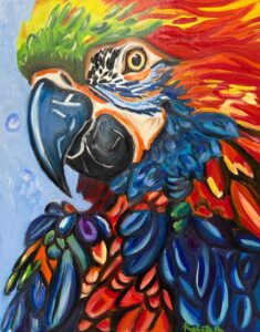 Krista Darrow Ember of the self - Oil on canvas