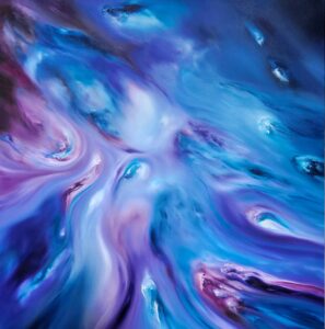 Lisa Herrington - Radiant Star Shower - Oil on Canvas - Lisaherringtonart.com